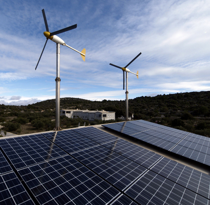 Panel fotovoltaico 380VAC Sistema de energía eólica 3 Fase AC Imán permanente
