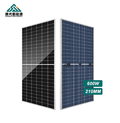620Watt paneles solares fotovoltaicos Inmetro Certificado de media célula Perc 210mm para uso residencial