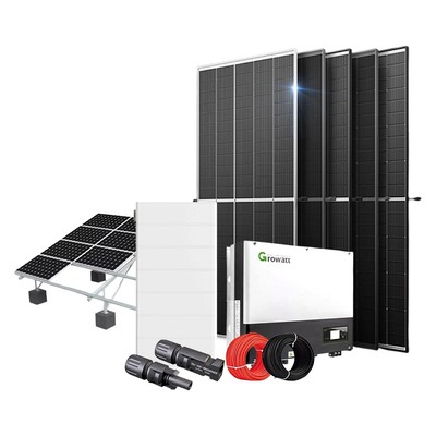 Sistema solar híbrido de 15kw Sistema de energía solar luminoso