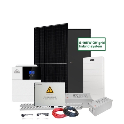 Sistema de energía solar de casa completa con controlador MPPT y almacenamiento de energía de estilo