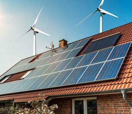 Sistema de generación de energía eólica de turbina eólica casera personalizable con diseño versátil