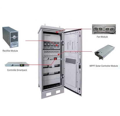 220Vac 8kw 6kw Panel solar y sistema de baterías Batería para el exterior