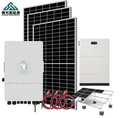 Sistema solar híbrido de red solar para el hogar Sistema de inversor híbrido solar