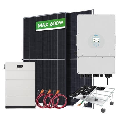 10kw 3 Fase 20kw Sistema solar híbrido 220v/380v Voltado de salida