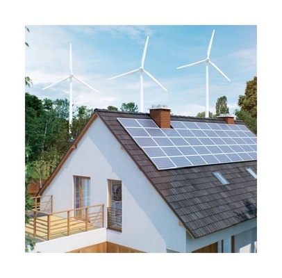 Conexión profesional con el poste de la brida fuera de la red 3kw Sistema de energía de energía de la turbina eólica