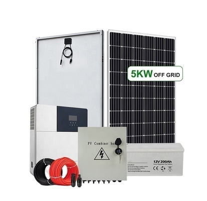 Sistema solar residencial fuera de la red potente para el almacenamiento de energía