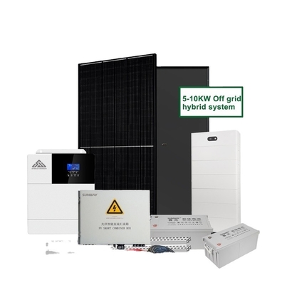 Instalado en la pared 8kw sistema solar con panel solar todo en uno