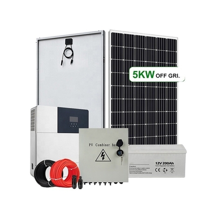 5-10 kWh Rango de potencia de salida 48V 300Ah 400Ah Capacidad de la batería fuera de la red Sistema de paneles solares