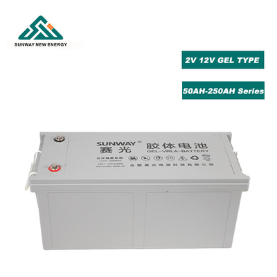 Baterías solares de plomo ácido gel de 12V 200ah/250ah de carga Material seleccionado para el sol