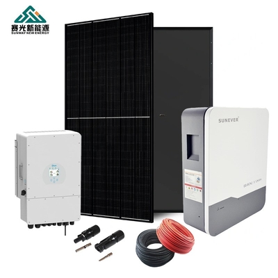 Sistema de energía solar híbrida de batería LiFePO4 3 Fase 5kw 8kw 10kw 48v