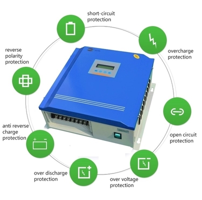 Controlador solar y eólico de 48V y 96V con batería de litio LiFePO4