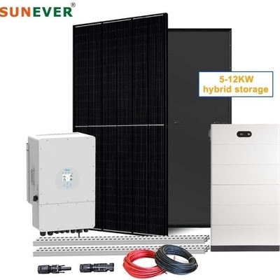Proyecto de diseño de sistemas de energía solar para el hogar con controlador híbrido todo en uno MPPT