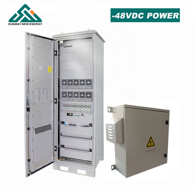 Sistema de energía solar híbrida de 48VDC para estación base de telecomunicaciones de 8 kW