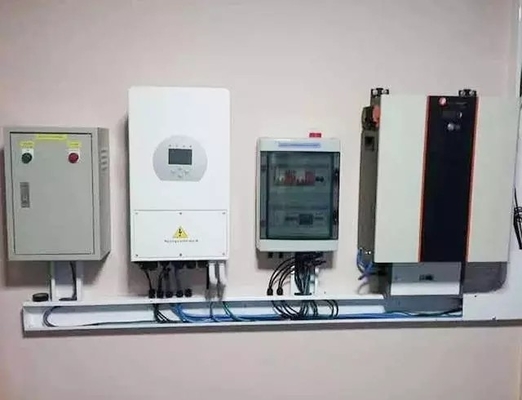 48Vdc híbrido en la red de almacenamiento de baterías solares 3kw Sistema solar en la red