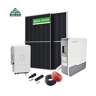 48Vdc/51.2Vdc en red Sistema solar 5kw 6kw 10kw con batería Lifepo4