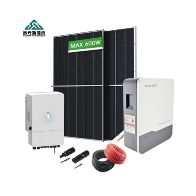 5kw 10kw 15kw 20kw Sistema solar híbrido para el hogar Paneles solares 410-700Watt 48Vdc / 51.2Vdc