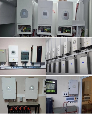 Sistema de energía solar de 5KW 10kw Para 220v/380v Voltado de salida 24h Tiempo de trabajo