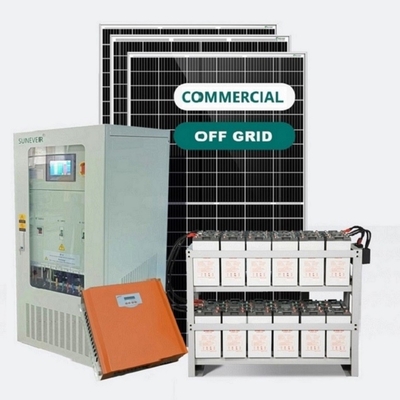Tres fases fuera de la red solar sistema hogar diseño moderno