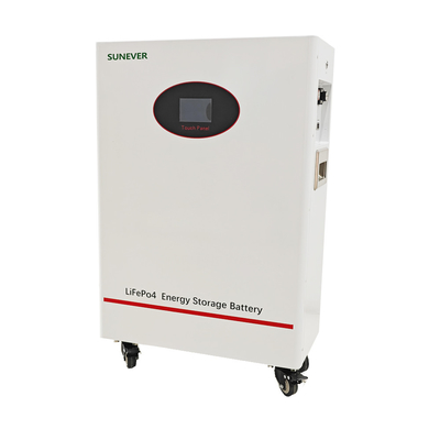 51.2v Batería de almacenamiento solar Modo de instalación apilable Panel solar