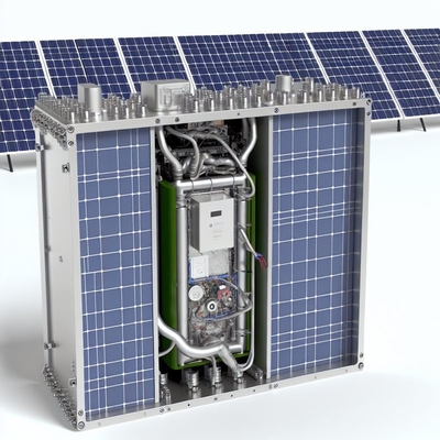 Conexión a red híbrida Batería de almacenamiento de energía renovable para la implementación de una fuente de energía de paneles solares