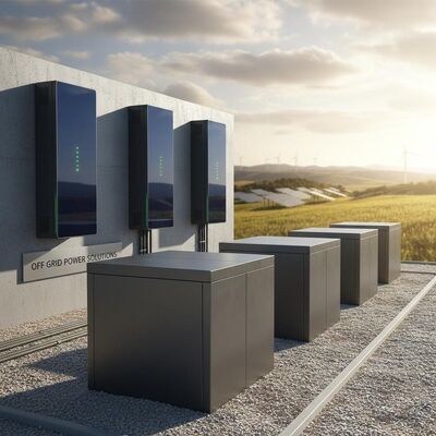Unidades colgantes de pared montadas en tierra que proporcionan soluciones de respaldo y gestión sostenible de la energía