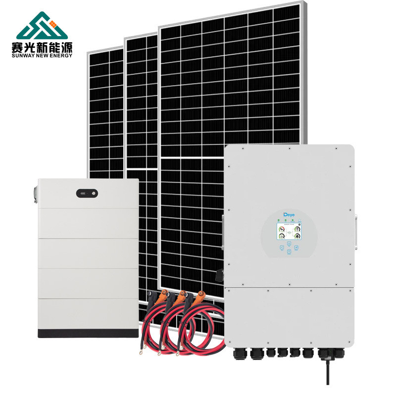Sistema de paneles solares de 5kw 8kw 10kw 12kw para el hogar por inversor Afore