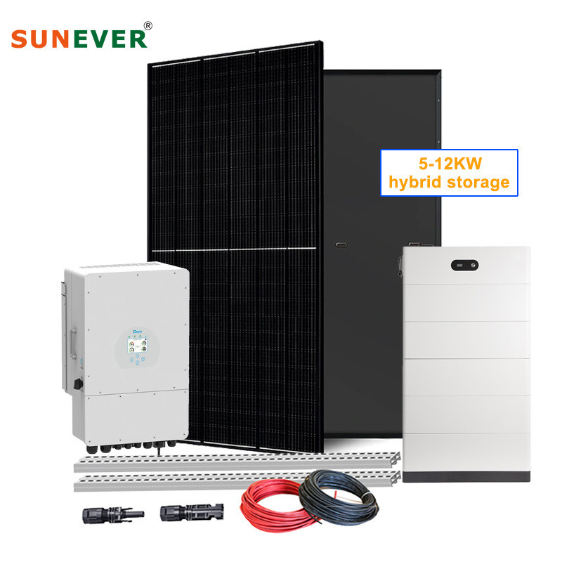 48Vdc/51.2Vdc Sistema híbrido de energía fotovoltaica para el hogar 5kw 8kw 10kw 12kw CE