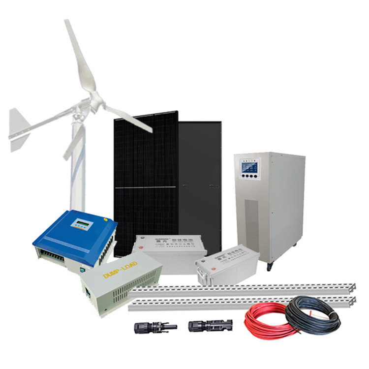 230VAC/380VAC Voltado de salida Sistema de generador de turbina eólica para el hogar con diseño personalizado