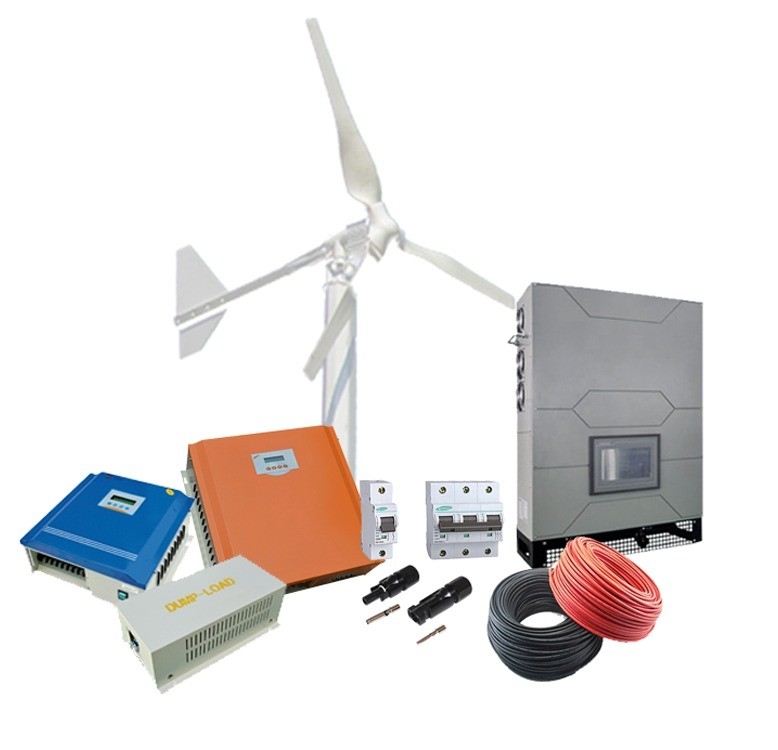 48v 5kw 10kw Generador de viento para el hogar Sistema de generación de energía eólica vertical para el hogar