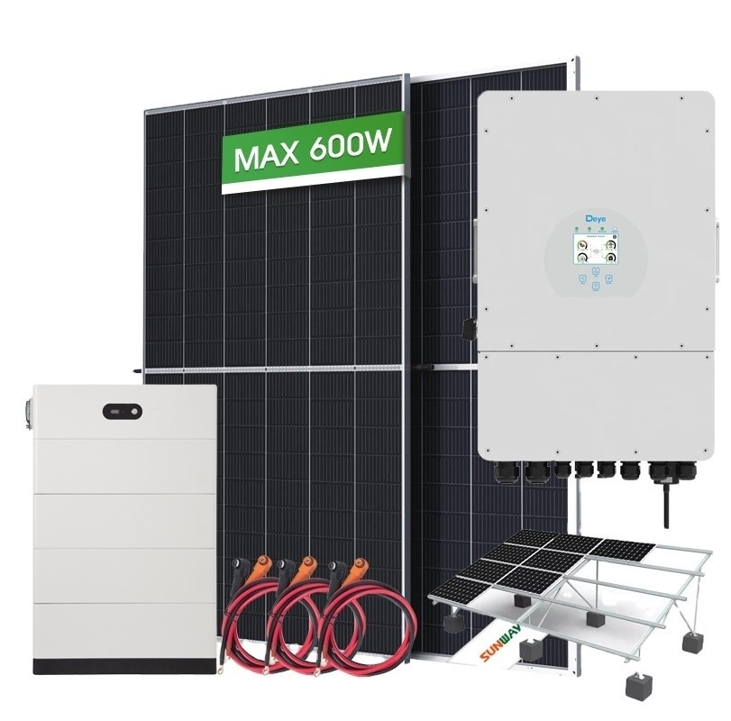 10kw 3 Fase 20kw Sistema solar híbrido 220v/380v Voltado de salida