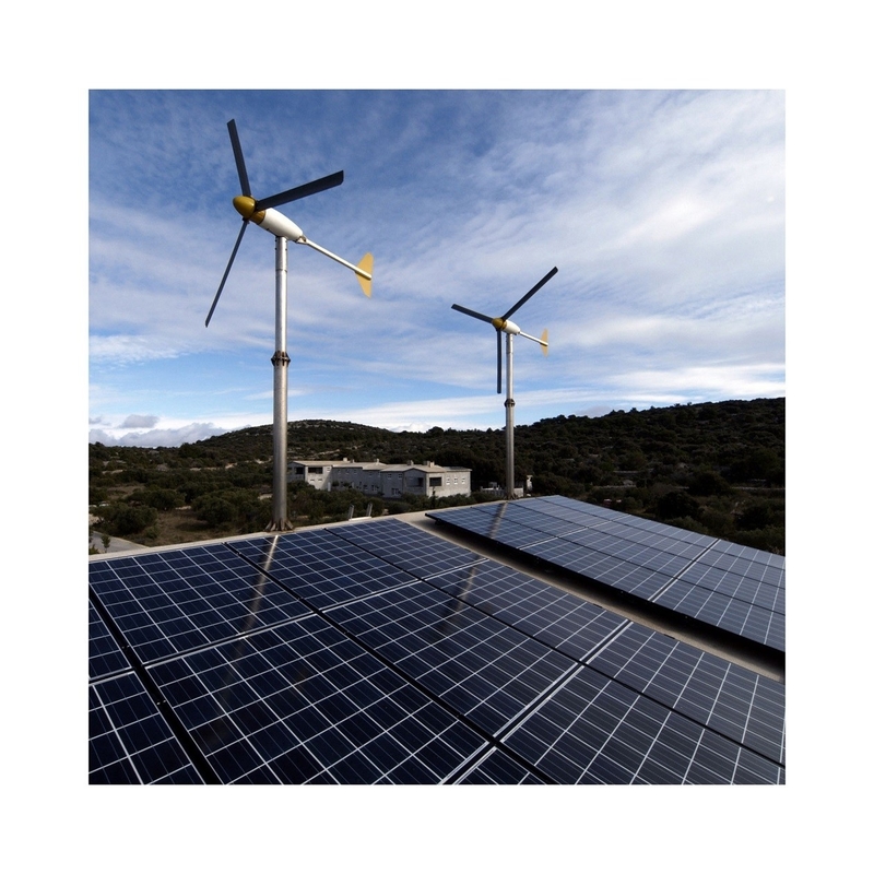 Sistema de generación de energía eólica de 3kw 5kw 10kw fuera de la red con frecuencia de salida de 50HZ