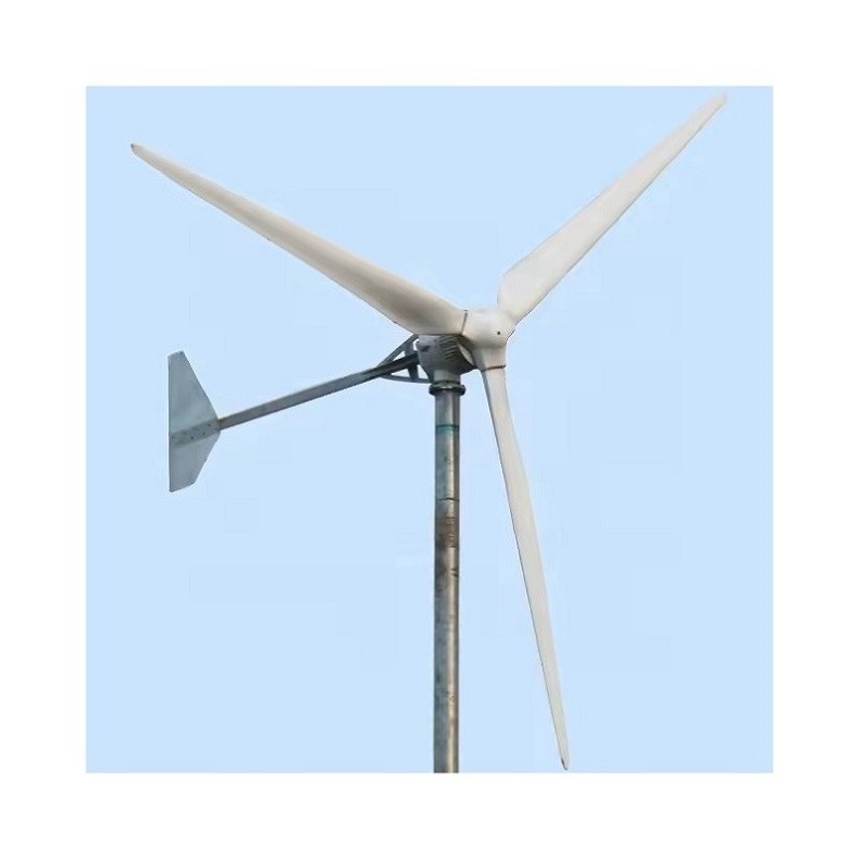Turbina eólica horizontal de 3 kW/5 kW/10 kW para sistemas de energía eólica solar híbrida fuera de la red