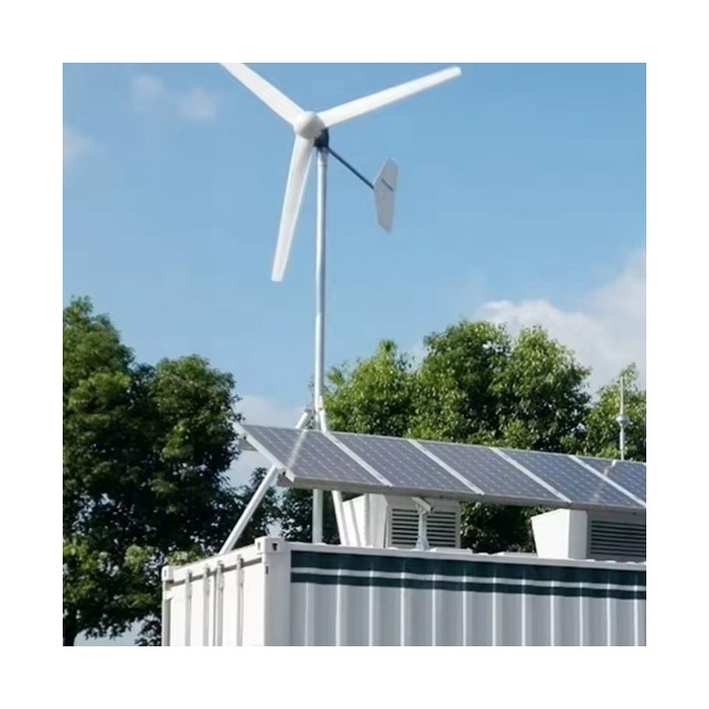Sistema de generador de energía híbrido de molino de viento con batería de gel y frecuencia de salida de 50 Hz