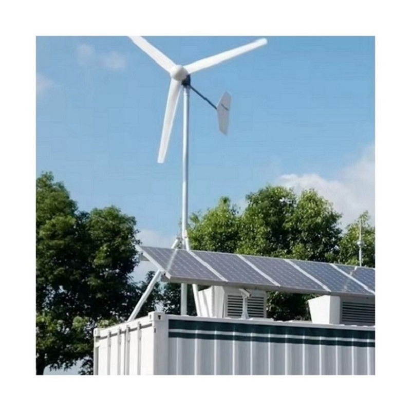 3kw 5kw 10kw fuera de la red Sistema de energía solar eólica híbrida y batería de gel de larga duración