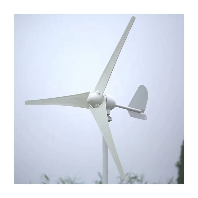 Sistema híbrido de generación de energía eólica de 3 kW / 5 kW / 10 kW con palas de fibra de vidrio reforzada