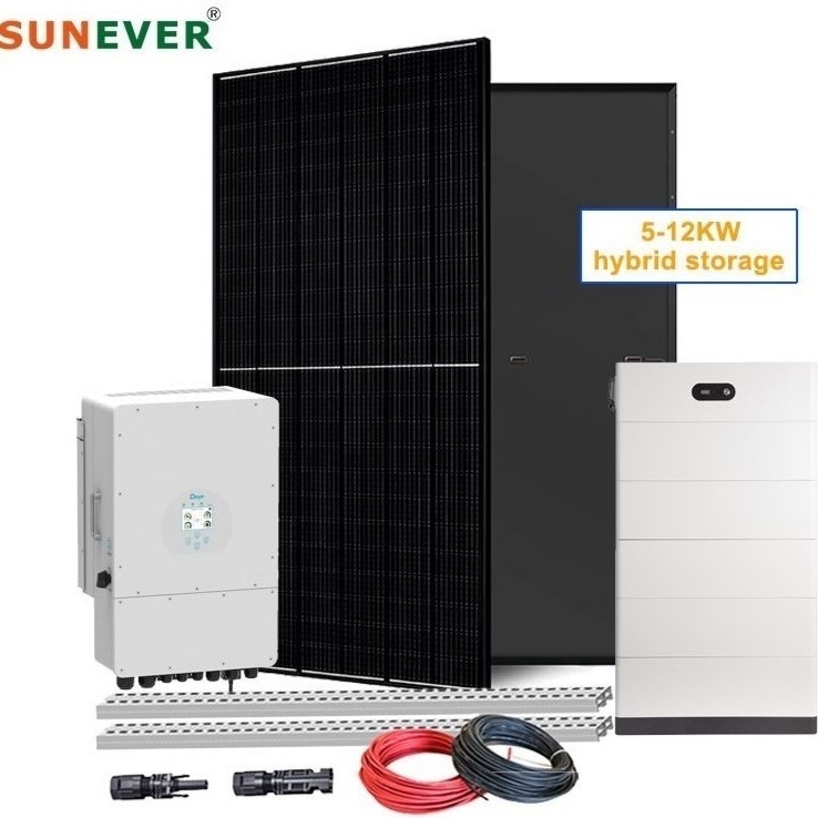 50hz Frecuencia de salida 2024 Sistema de almacenamiento de energía solar para el hogar 6kw 8kw 10kw Venta en línea