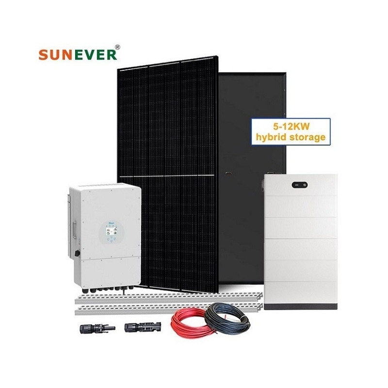 Sistema híbrido de almacenamiento de energía solar de tipo controlador MPPT con servicio de instalación gratuita