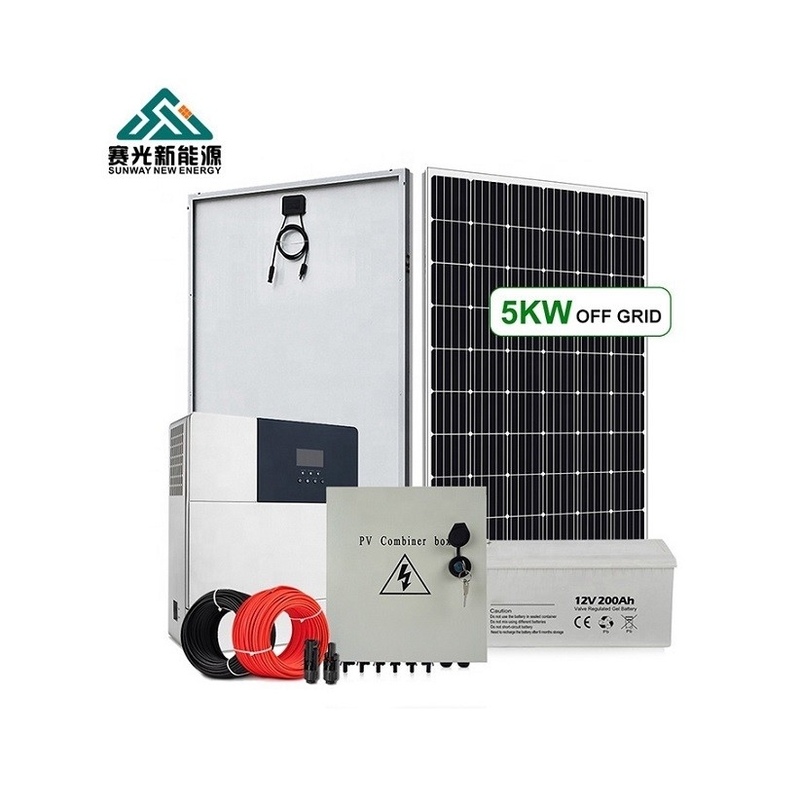 Sistema de paneles solares de 10kw 20kw 30kw con voltaje de salida 110V/127V/220VAC/380VAC/480V