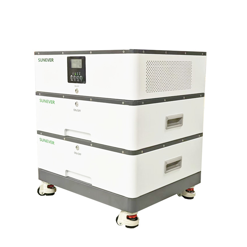 10.24 kWh-30 kwh Batería de almacenamiento solar de iones de litio Rango de potencia de salida para conexión a la red