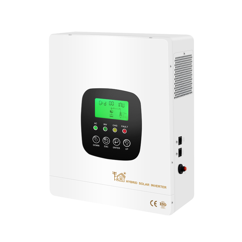 Todo en un inversor solar y interfaz LCD 48VDC/51.2VDC Voltado de la batería