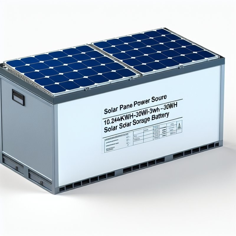 Fuente de energía del panel solar 10.24 kWh-30 kWh Batería de almacenamiento solar para soluciones de energía sostenible