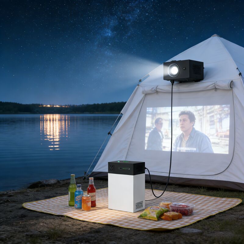 Sistema de energía solar autónomo todo en uno 500W/1004.8Wh con batería de litio hierro