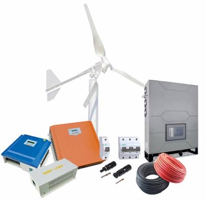 Panel fotovoltaico 380VAC Sistema de energía eólica 3 Fase AC Imán permanente