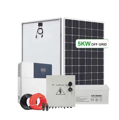 Kit de sistema solar de alta eficiencia 51.2Vdc fuera de la red para el mercado de Myanmar