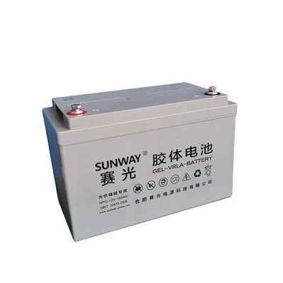 Batería de 12V 200ah/250ah de larga duración con gel de ácido de plomo solar para material superior