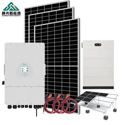 51Sistema de energía solar híbrida de 2 Vdc Pv de 410-700 vatios en modo de red