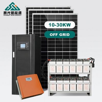 20 kW Sistema fotovoltaico completo fuera de la red Sistema de paneles solares independientes