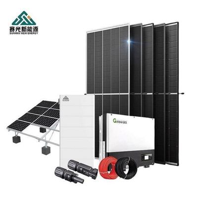 Sistema de energía solar híbrida personalizado de 10kw 15kw 20kw Para el mercado B2B