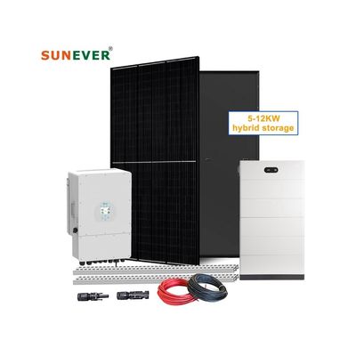 48Vdc híbrido en la red de almacenamiento de baterías solares 3kw Sistema solar en la red