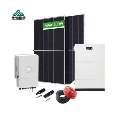 Sistema de energía solar de 15 kW con invertidor Deye Growatt